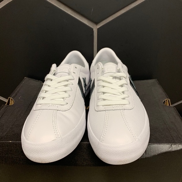 Mens Converse Breakpoint Leather Ox White Black - Picture 3 of 5